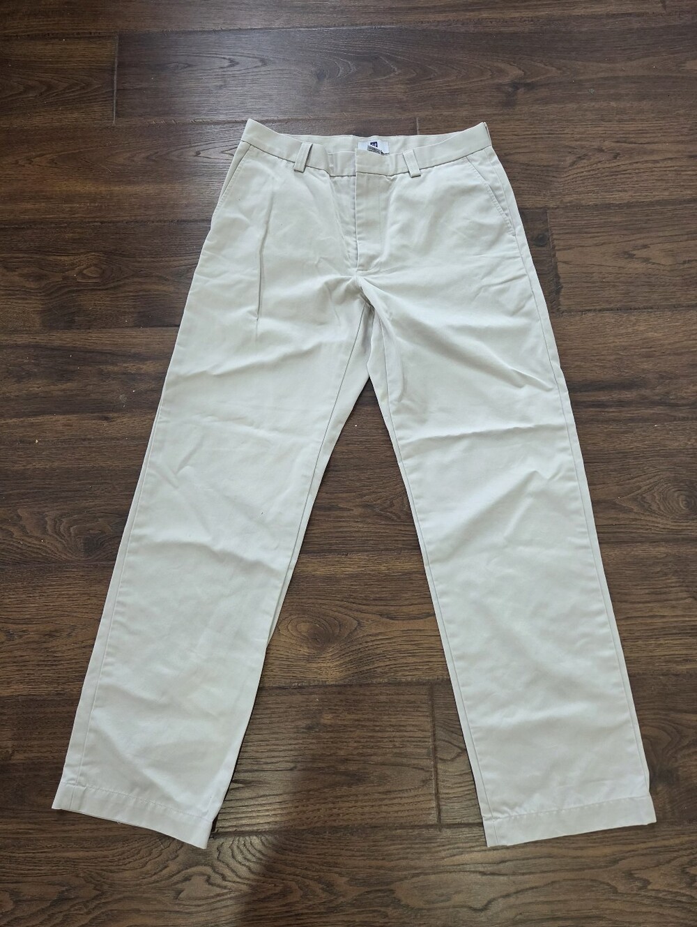 Men's Size 34 Classic Khaki Pants - Light Beige